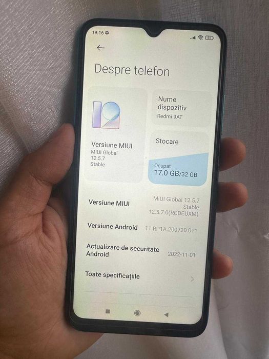 Redmi 9AT 32 GB Verde Liber de retea Este Impecabil