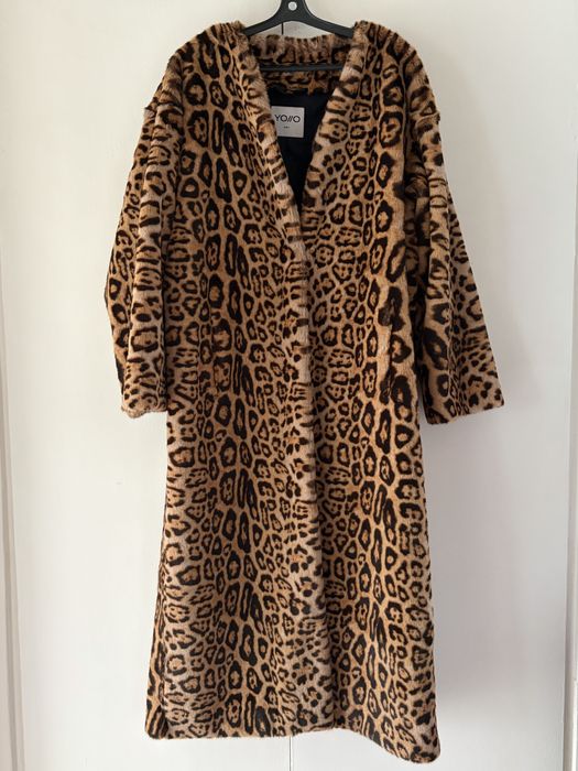 Леопардовое пальто Yollo