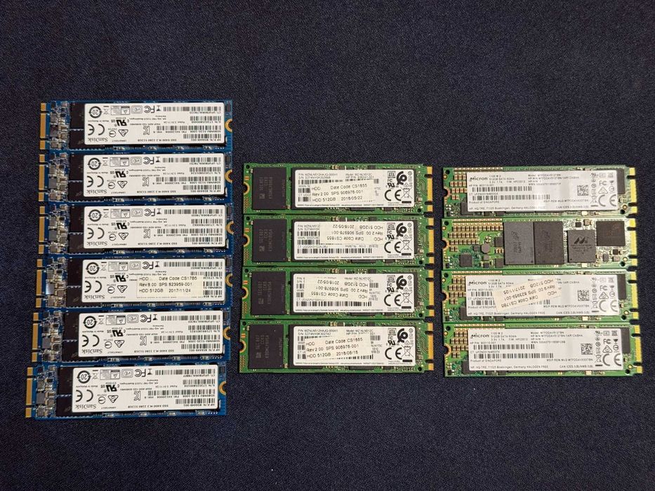 Продавам M2 Sata и Nvme SSD дискове