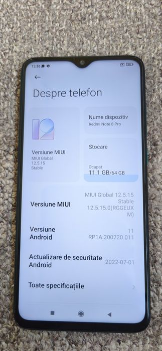 Xiaomi Redmi note 8 pro stare perfecta