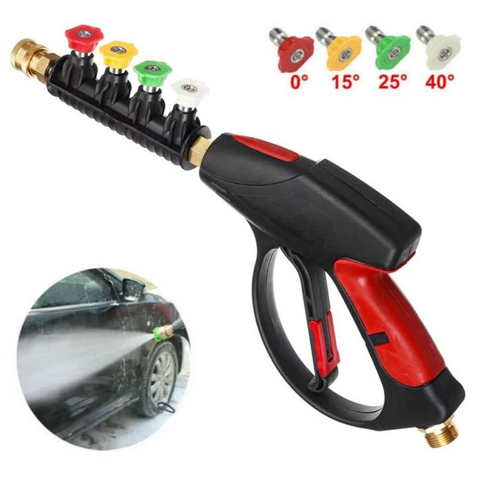 Set pistol lance spumare plastic si duze