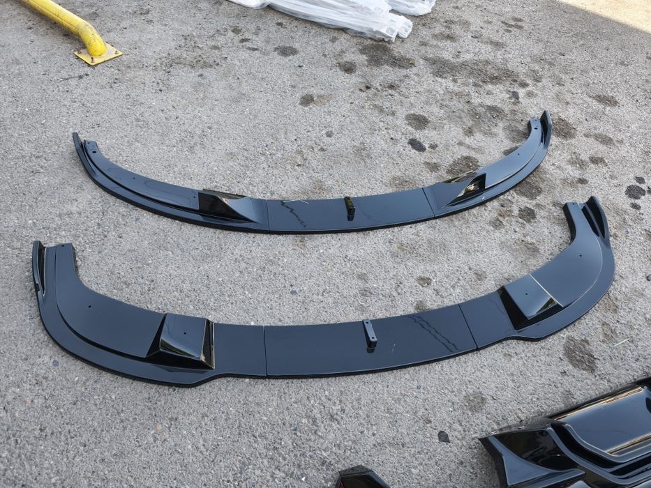 BMW E60 губа перед Мтех