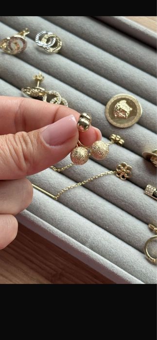 Cercei aur 14 k gramaj 2,35