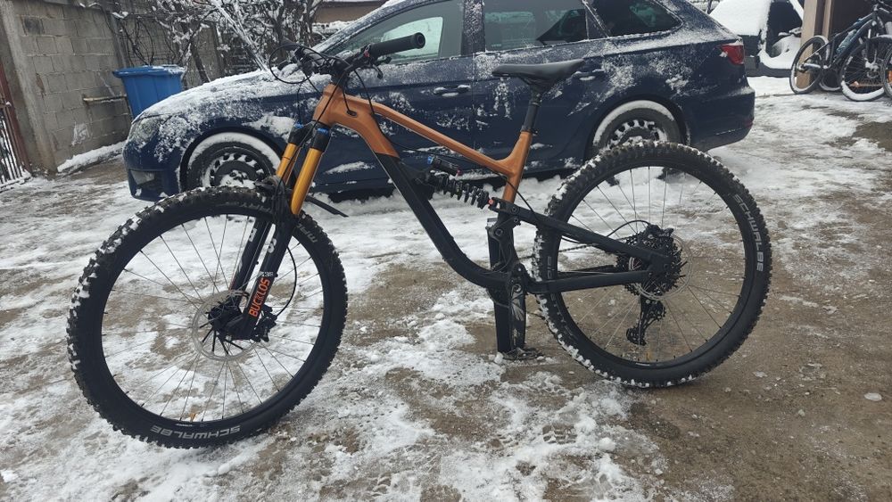 Bicicletă MTB Enduro full suspension travel 180mm/65mm 29 inch