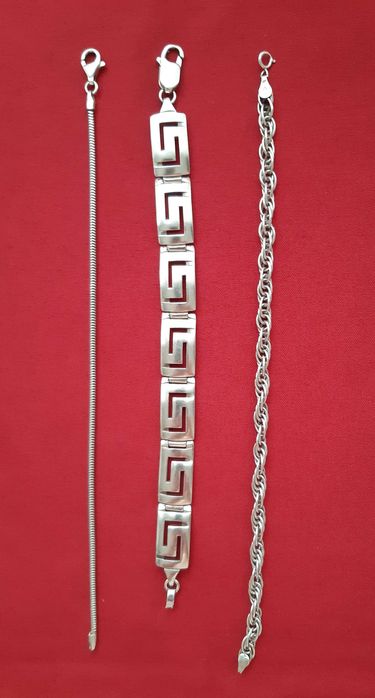 Vand bijuterii din argint bratari si lantisoare