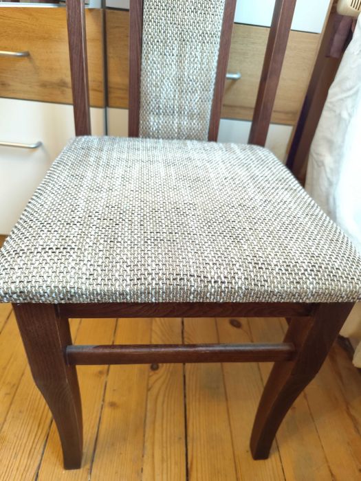 Трапезни столове тъмен орех 4бр