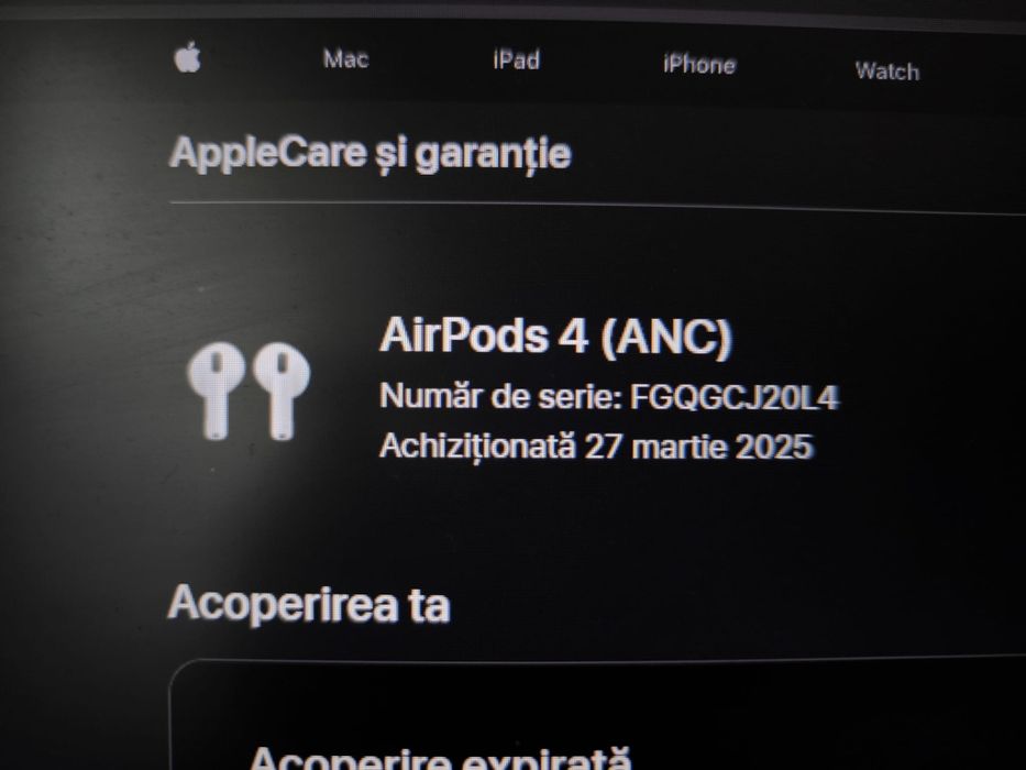 Casti apple airpods 4 ANC