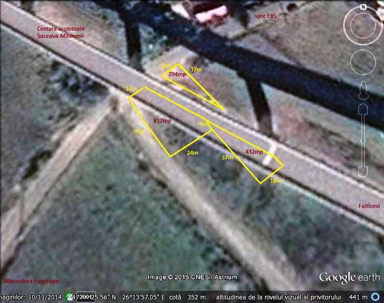 Teren 1538mp langa manastirea Hagicadar si centura Sucevei, Moara