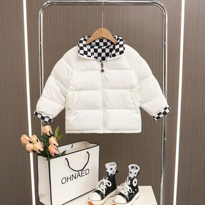 Двухстронняя демисезонная куртка для девочек