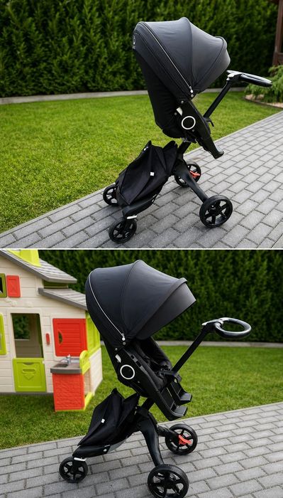 Cărucior Stokke Xplory V6 2 în 1 – Eleganță și Confort Premium (Stare Excelentă)