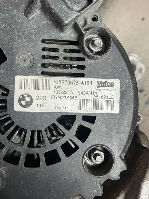 Alternator bmw x6 x5 3.0 d euro 6 2017