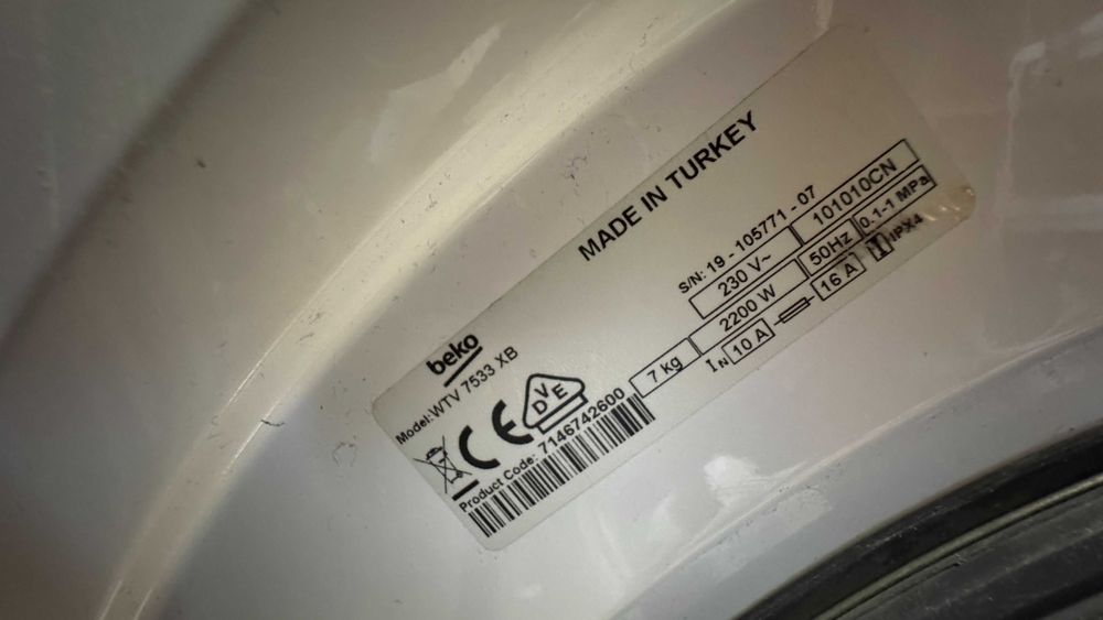 Пералня Беко / BEKO WTV 7533 XB