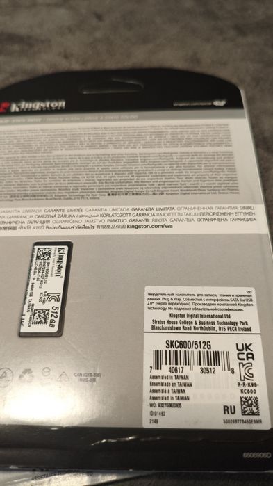 SSDKingston оригинал 512