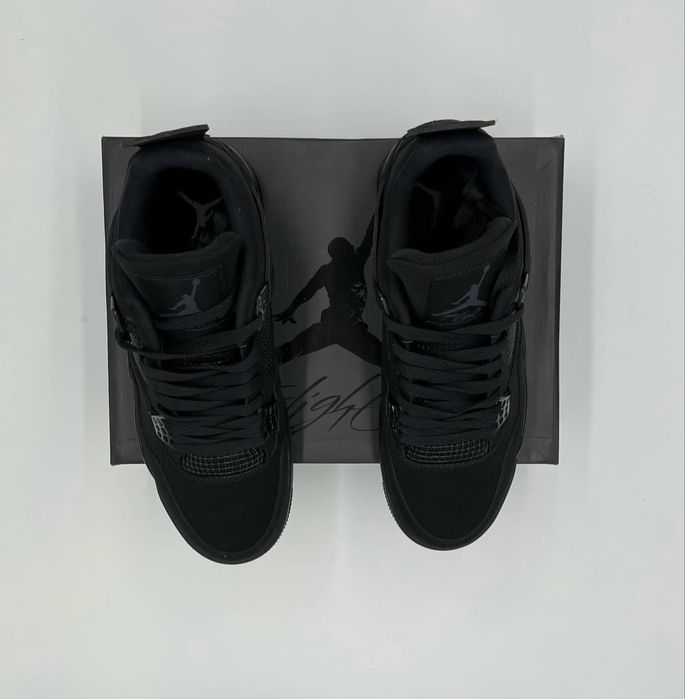 Sneakersi Nike Air Jordan 4 Black Cat - marimi 37-49 - noi si premium