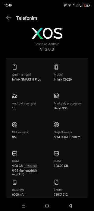 Infinix smart 8 plyus