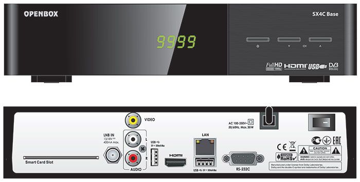 Продам спутниковый ресивер openbox sx4C Base