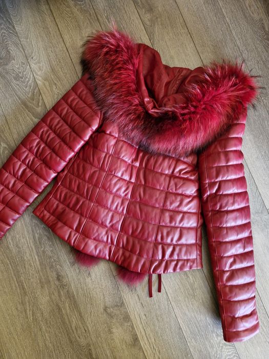 Дамско яке от естествена кожа НОВО