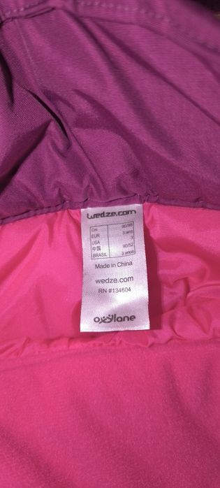 Детски ски екип в розово