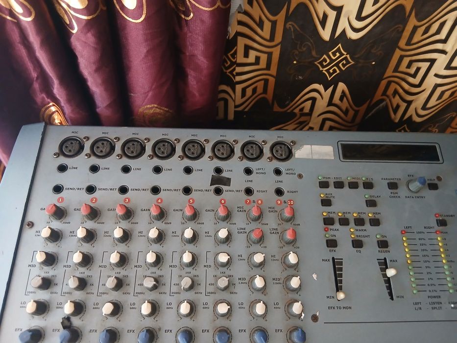 Mixer audio de 600 rms