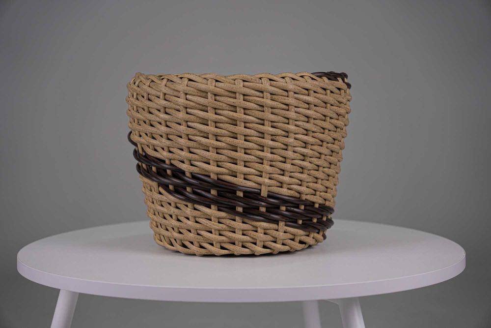 Кашпо мечты: ручная работа из ротанга