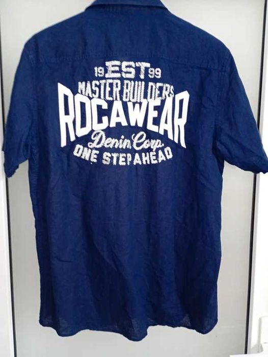 Camasa denim Rocawear Y2K (rap, hip hop, skate, urban)