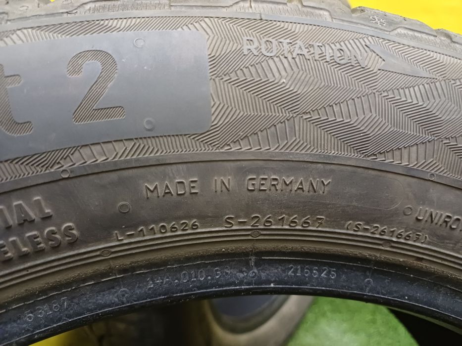 Шины 205/55 R16 Uniroyal пара.