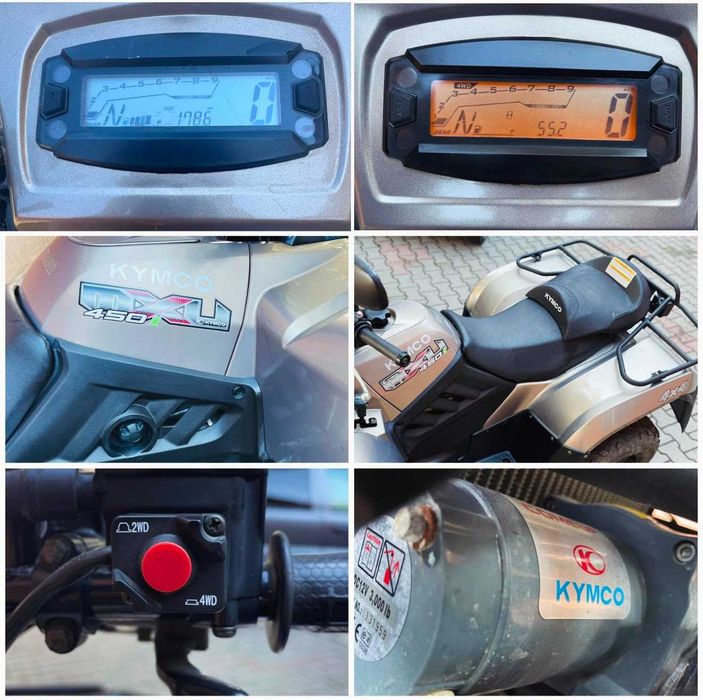 Kymco MXU 450i 4x4 EFI | 2013 | Doar 1.786 km | Troliu | Acte Germania