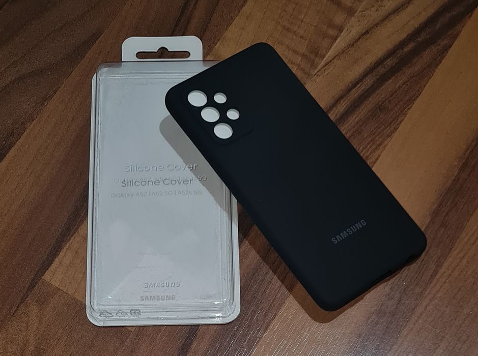 Husa silicon originala Samsung Silicone Cover Galaxy A52 A52 5G A52s