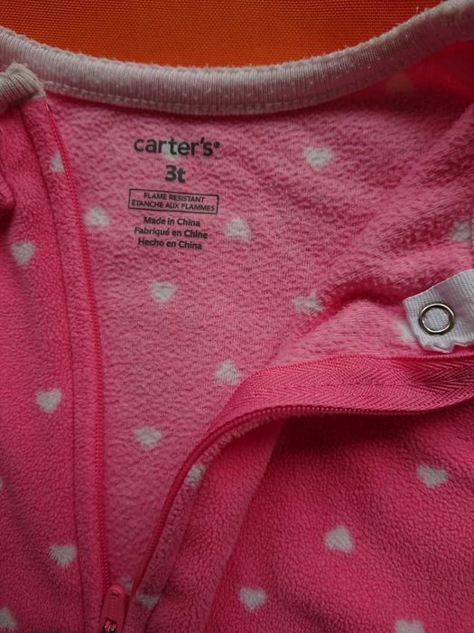 CARTER's спално гащеризонче топло 3T todler