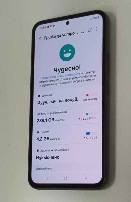 Samsung Galaxy A54 5G SM-A546B/DS Нов, в перфектно състояние