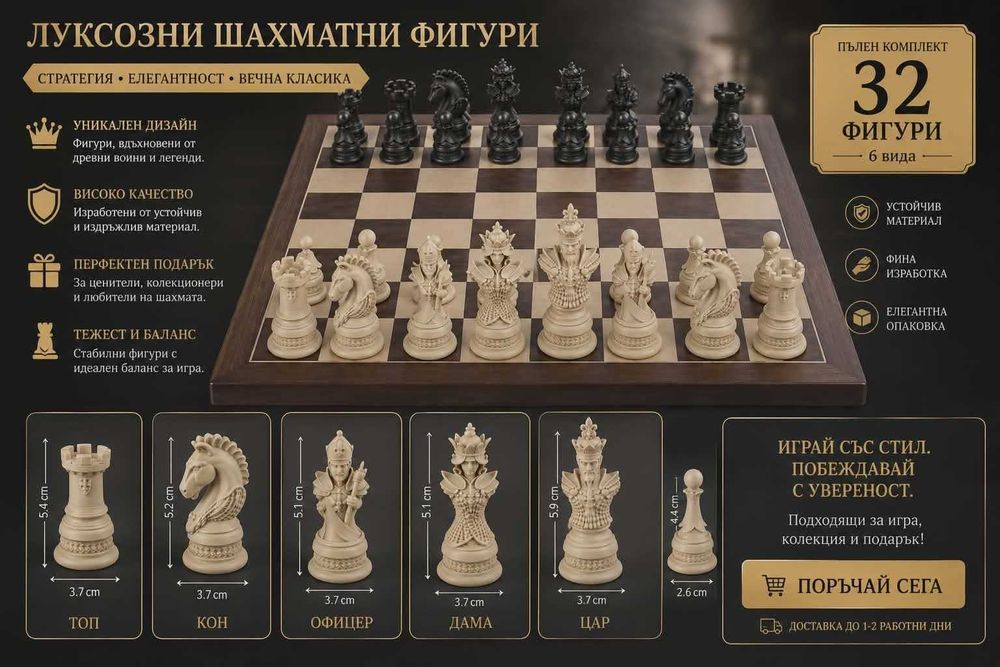 Луксозни шахматни фигури