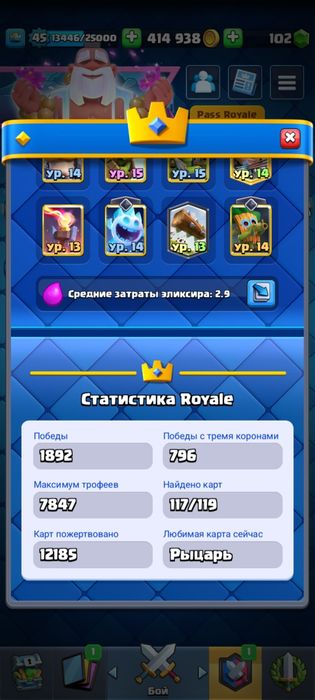 Аккаунт в клеш рояль