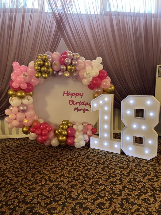 Arcada baloane + aranjamente