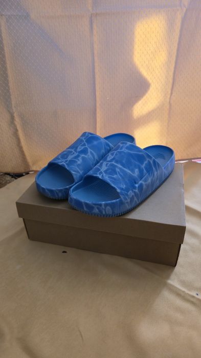 Papuci Nike CALM PRINTED Albaștri