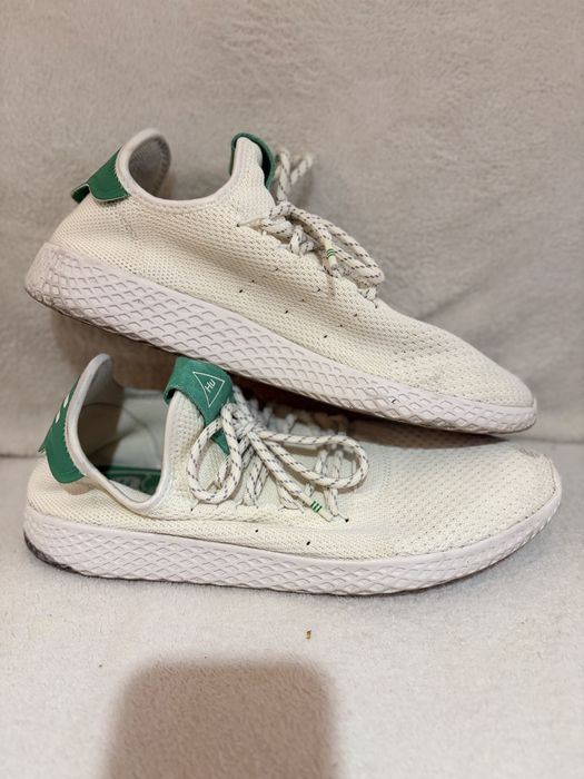 Adidas Pharrell Williams Tennis Hu Cream/Green - Mărimea 43 1/3