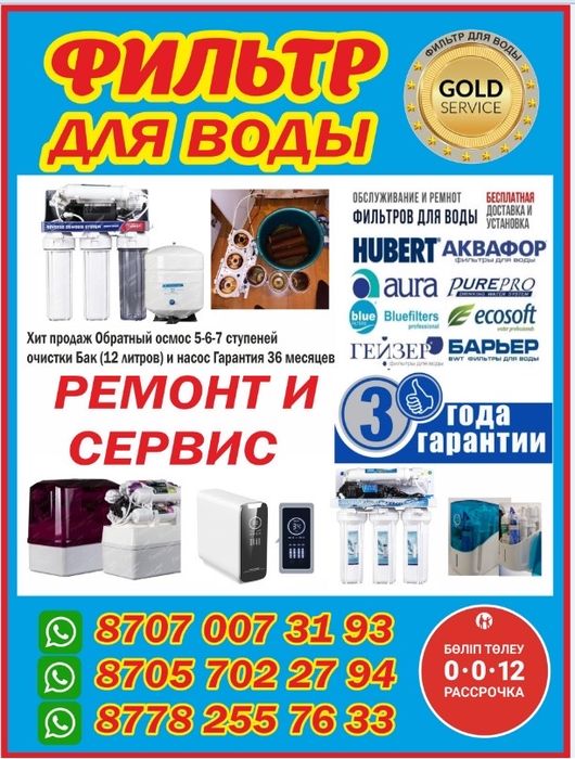 Фильтр для воды все виды