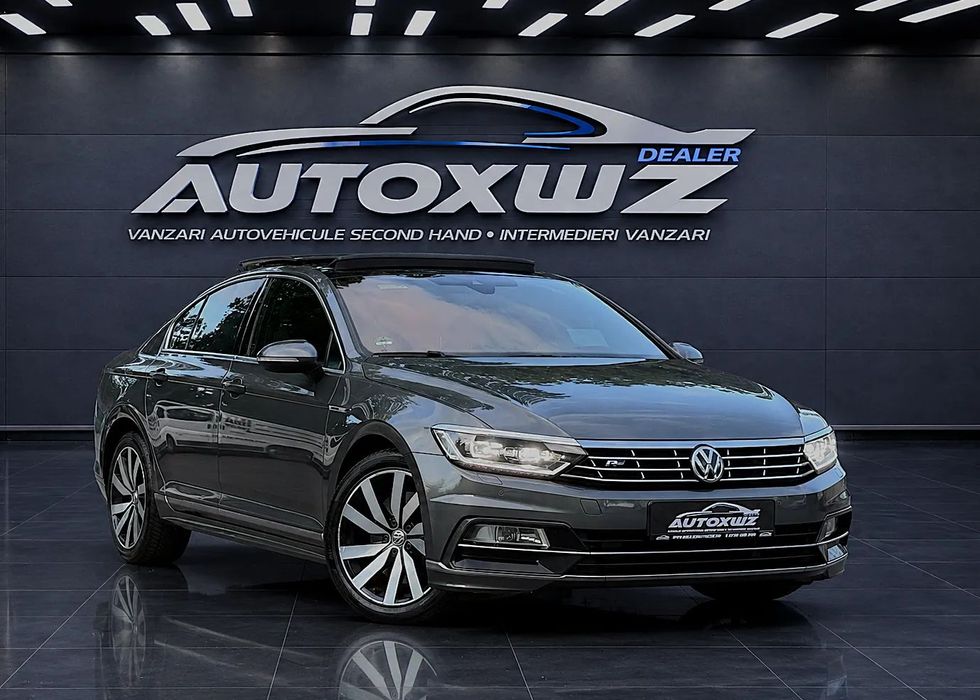 Volkswagen Passat Garantie12Luni/4x4/240Cp/R.Line//FaruriLed/Piele/Trapa/Camera/Dynaudio