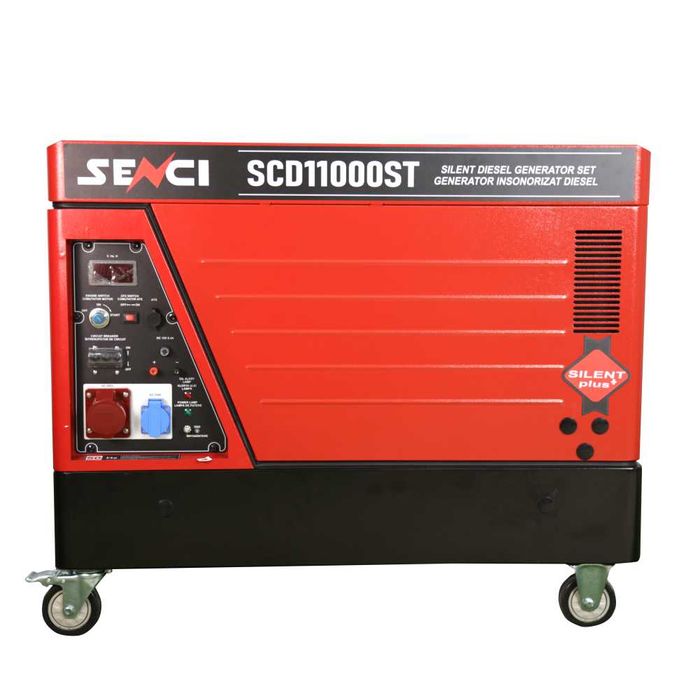 RESIGILAT - Generator de curent silent SENCI SCD11000ST 400V 8,5kW Diesel ATS