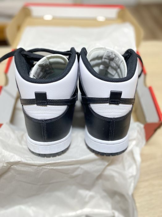 Nike Dunk High Panda (черно-бяло)