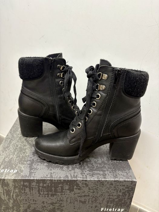 Ghete dama piele; Firetrap; marimea 37