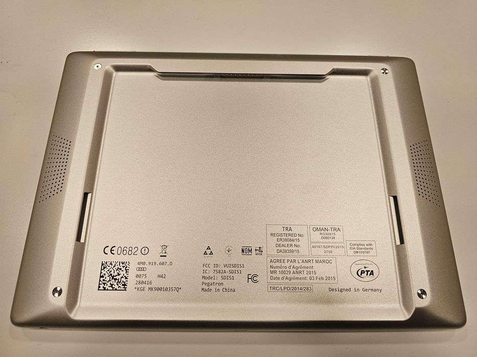 Audi Tablet (SDIS) cu Android 5, pentru Rear Seat Entertainment