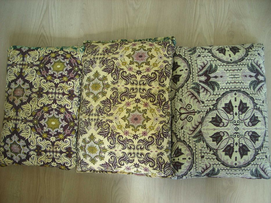 Калъфки, възглавници, ръчно изработени с 3D цветя и елени