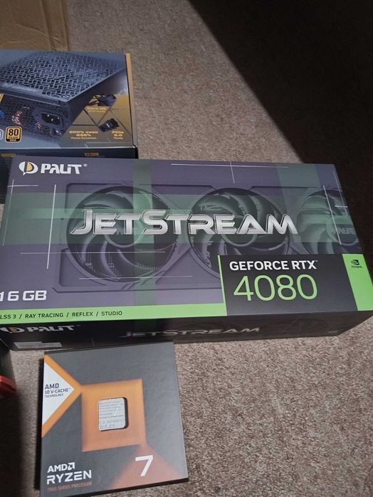 Стъбилно PC - AMD Ryzen 7  7800X3D 8-Core Processor GeForce RTX 4080 JetStream 16GB
