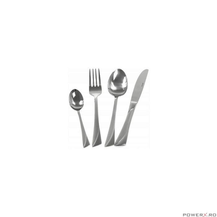 Set tacamuri din inox, 72 de piese, design elegant, Kinghoff