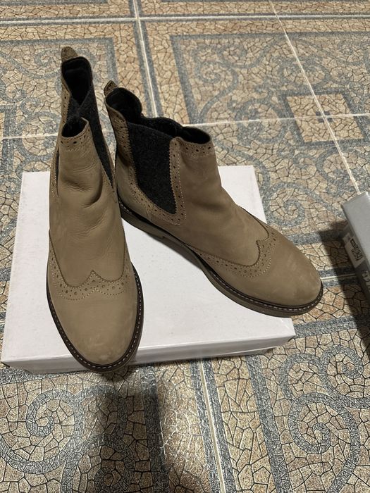 Ghete casual dama - piele naturala