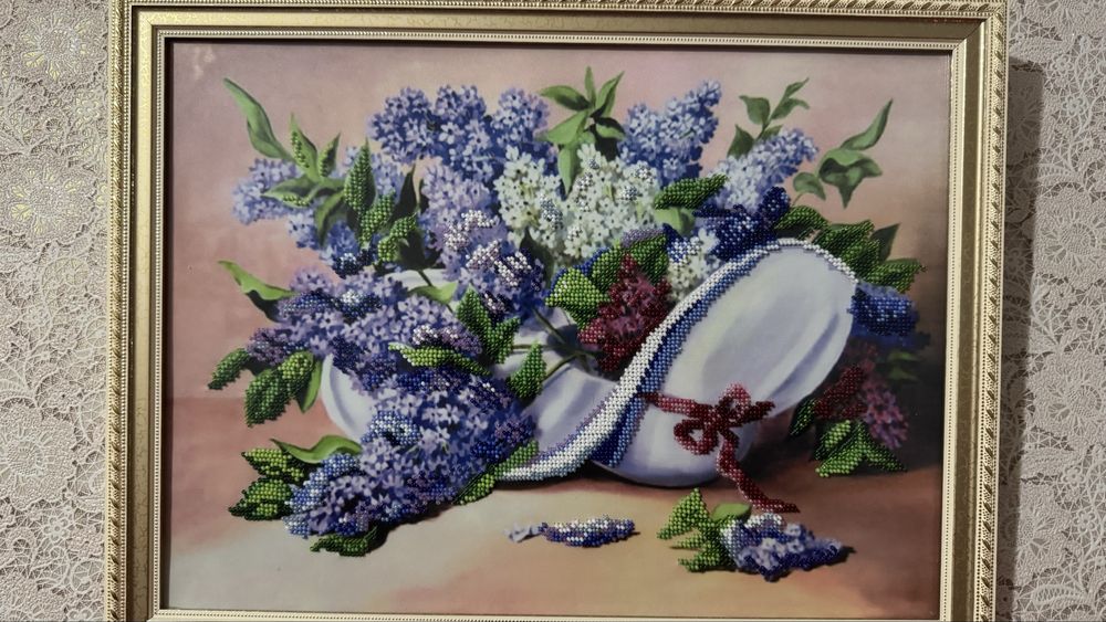 Картины вышитые бисером