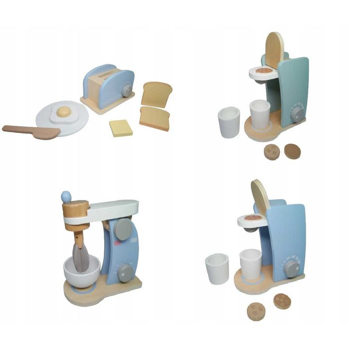 Играчка кухненски робот Mini Matters, Wood, Multicolor