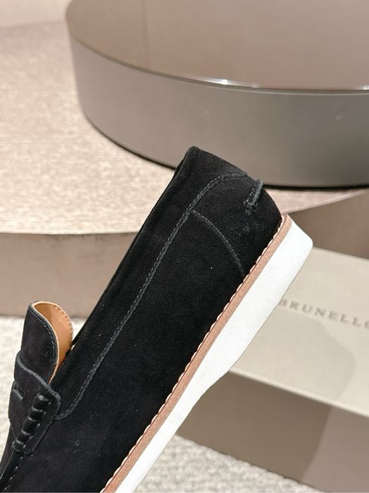 Loafer Brunello Cucinelli  -Premium Suede Black !!!