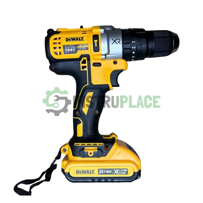 Акумулаторен ударен винтоверт DeWalt XR 24V 6Ah с 2 батерии Девалт ПРО