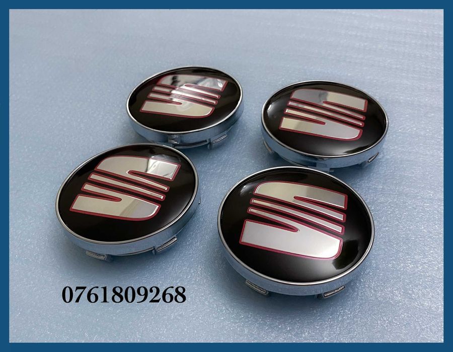 Set 4 capace 60mm jante aliaj Seat